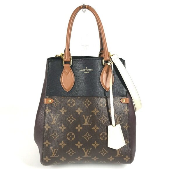 LOUIS VUITTON M45409 Monogram Fold tote MM Shoulder Bag 2WAY Bag Hand Bag - Picture 1 of 15